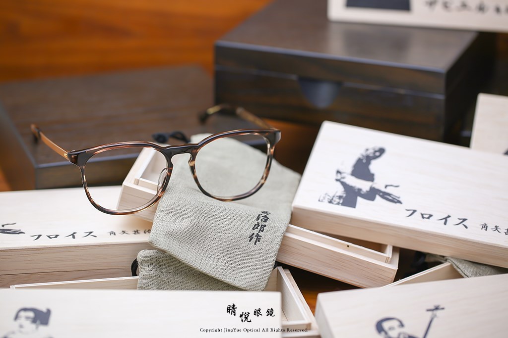 睛悦眼鏡,角矢甚治郎,手工眼鏡,日本手工眼鏡,賽璐珞,Celluloid,城之章 南蠻傳來 Frois C3 