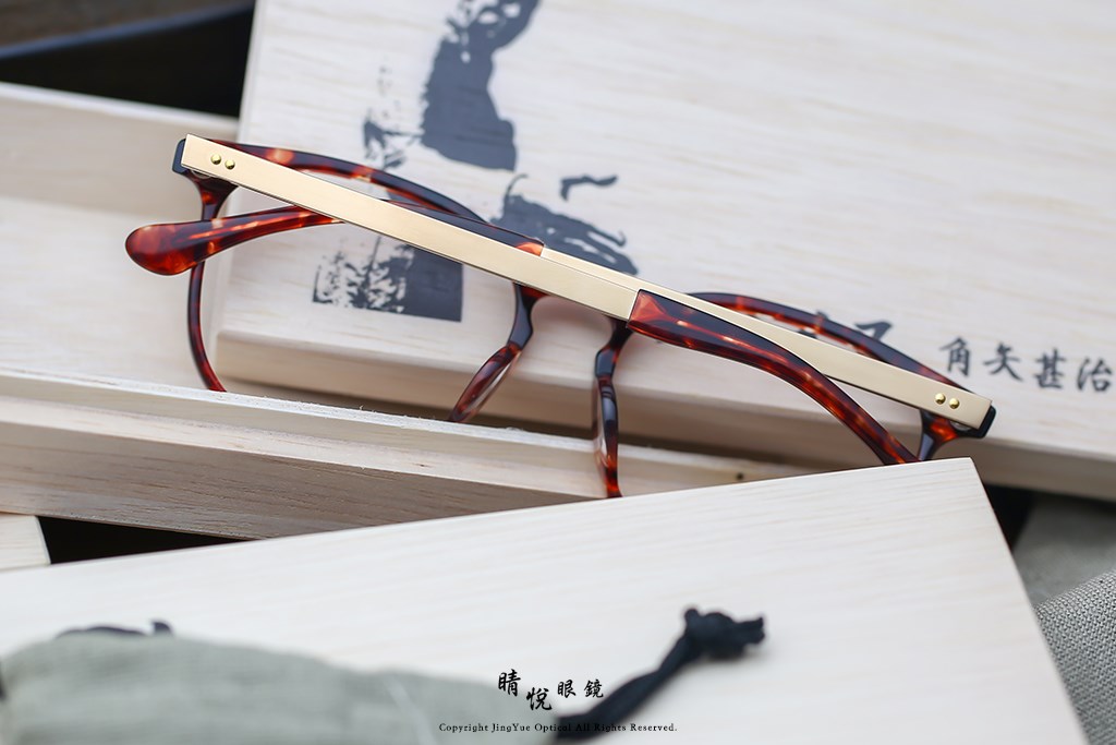 睛悦眼鏡,角矢甚治郎,手工眼鏡,日本手工眼鏡,賽璐珞,Celluloid,城之章 南蠻傳來 Frois RD