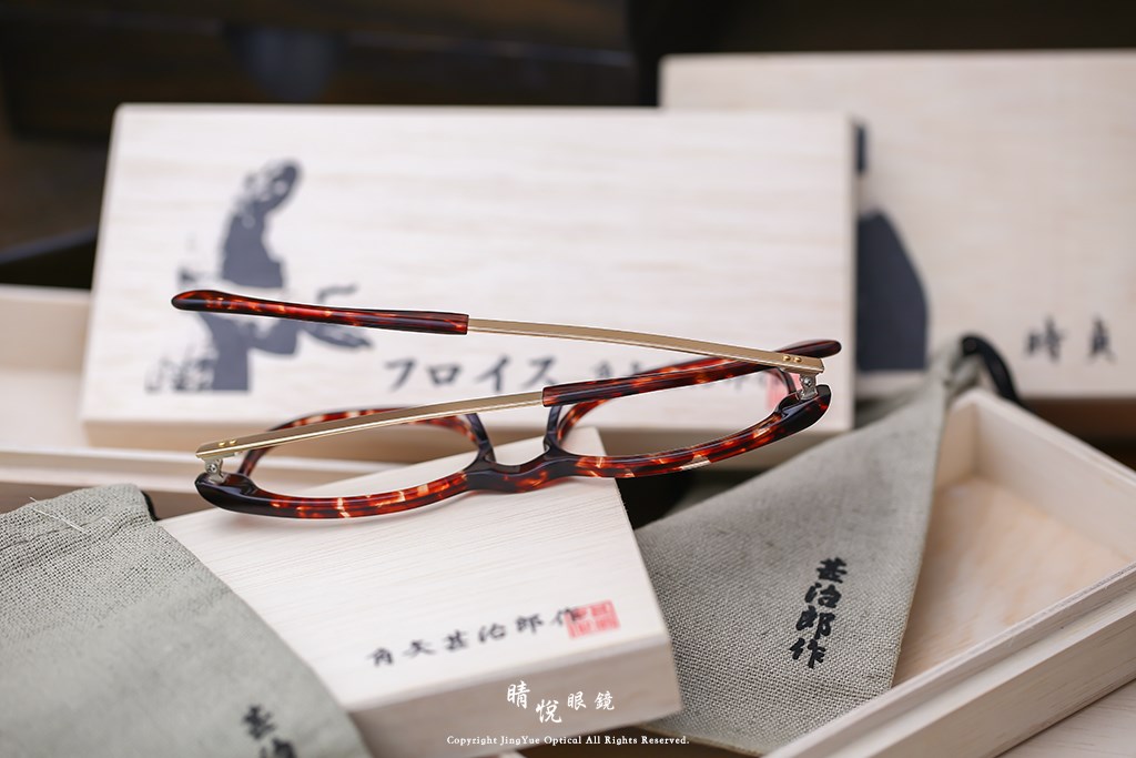 睛悦眼鏡,角矢甚治郎,手工眼鏡,日本手工眼鏡,賽璐珞,Celluloid,城之章 南蠻傳來 Frois RD