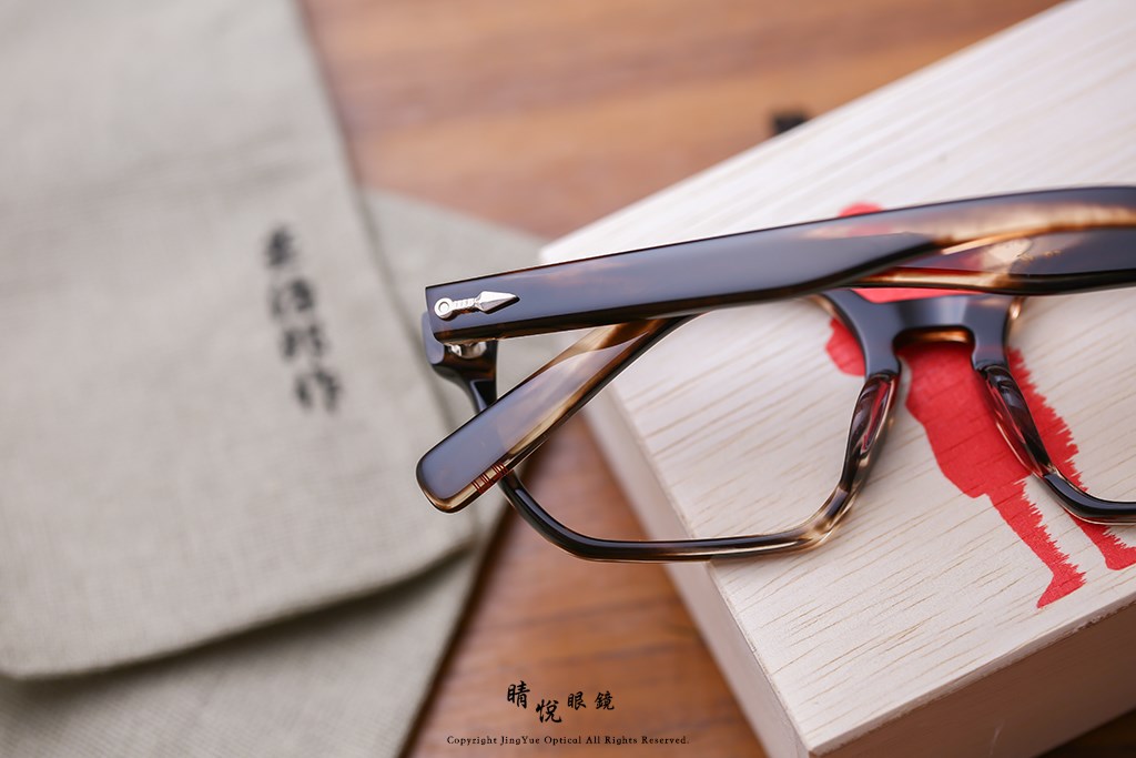 睛悦眼鏡,角矢甚治郎,手工眼鏡,日本手工眼鏡,賽璐珞,Celluloid,影 三太夫 C3