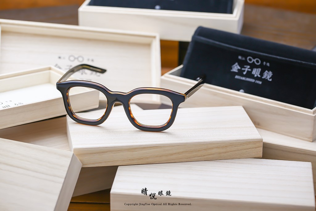 睛悦眼鏡,金子眼鏡,kaneko,手工眼鏡,日本手工眼鏡,賽璐珞,acetate,Celluloid,KA 78 BKBR