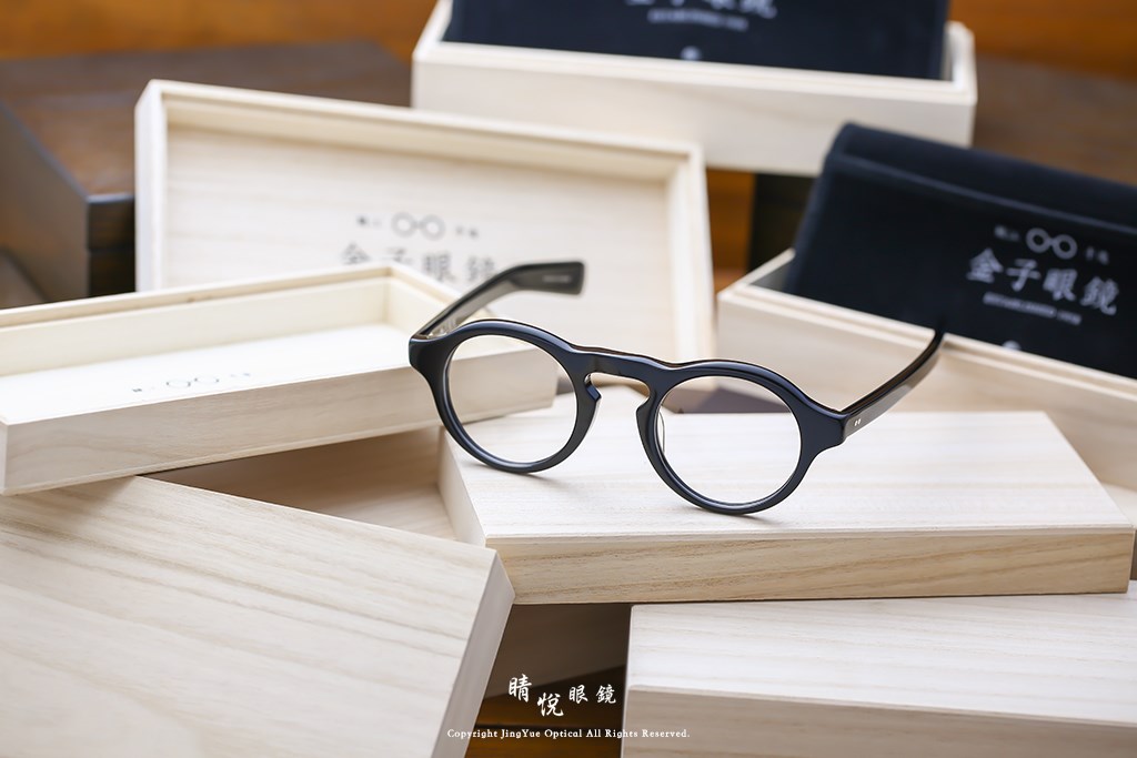 睛悦眼鏡,金子眼鏡,kaneko,手工眼鏡,日本手工眼鏡,賽璐珞,acetate,Celluloid,KA 76 BK