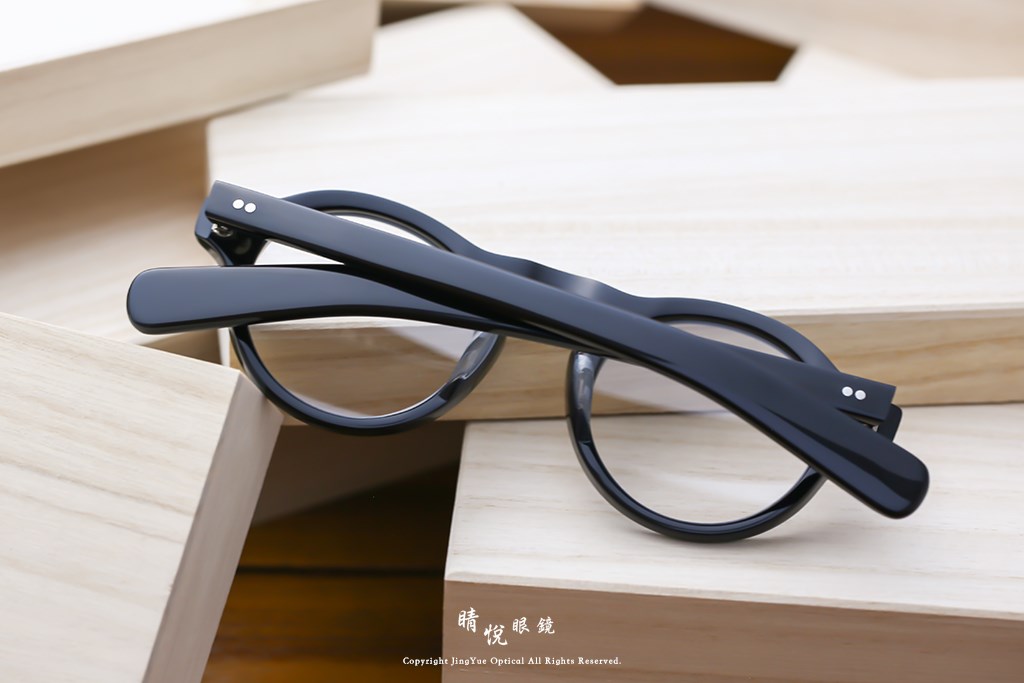 睛悦眼鏡,金子眼鏡,kaneko,手工眼鏡,日本手工眼鏡,賽璐珞,acetate,Celluloid,KA 76 BK