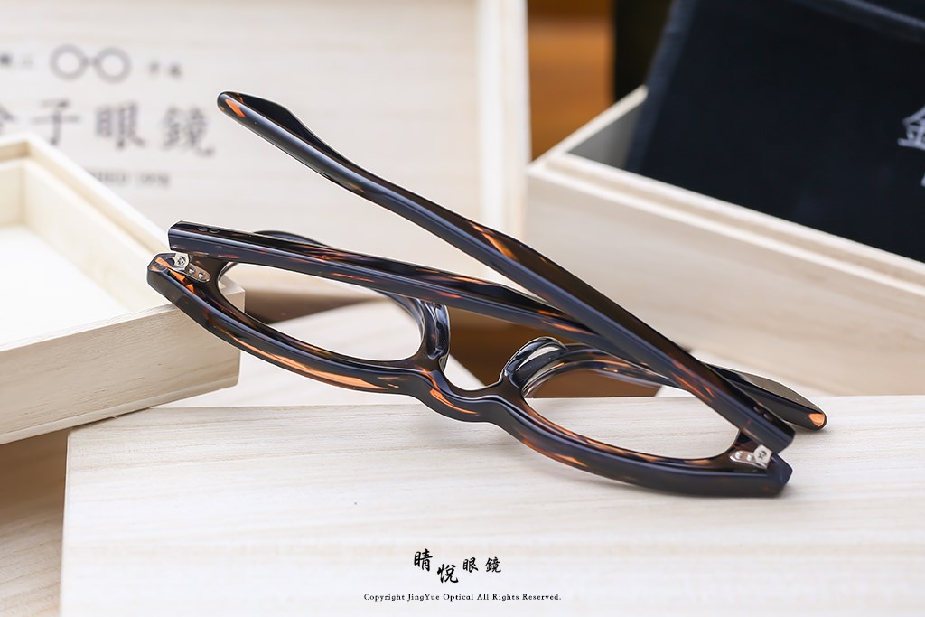 睛悦眼鏡,金子眼鏡,kaneko,手工眼鏡,日本手工眼鏡,賽璐珞,Celluloid,KC 98 BLS