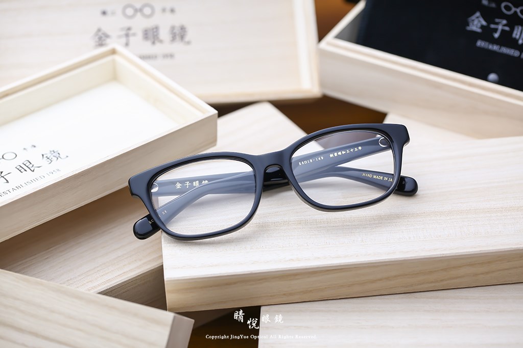 睛悦眼鏡,金子眼鏡,kaneko,手工眼鏡,日本手工眼鏡,賽璐珞,Celluloid,KC 81 BK