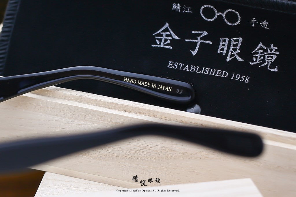 睛悦眼鏡,金子眼鏡,kaneko,手工眼鏡,日本手工眼鏡,賽璐珞,Celluloid,KC 81 BK