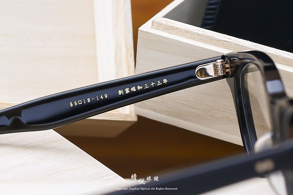 睛悦眼鏡,金子眼鏡,kaneko,手工眼鏡,日本手工眼鏡,賽璐珞,Celluloid,KC 81 BK