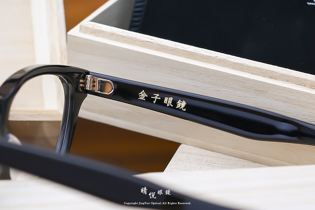 睛悦眼鏡,金子眼鏡,kaneko,手工眼鏡,日本手工眼鏡,賽璐珞,Celluloid,KC 81 BK