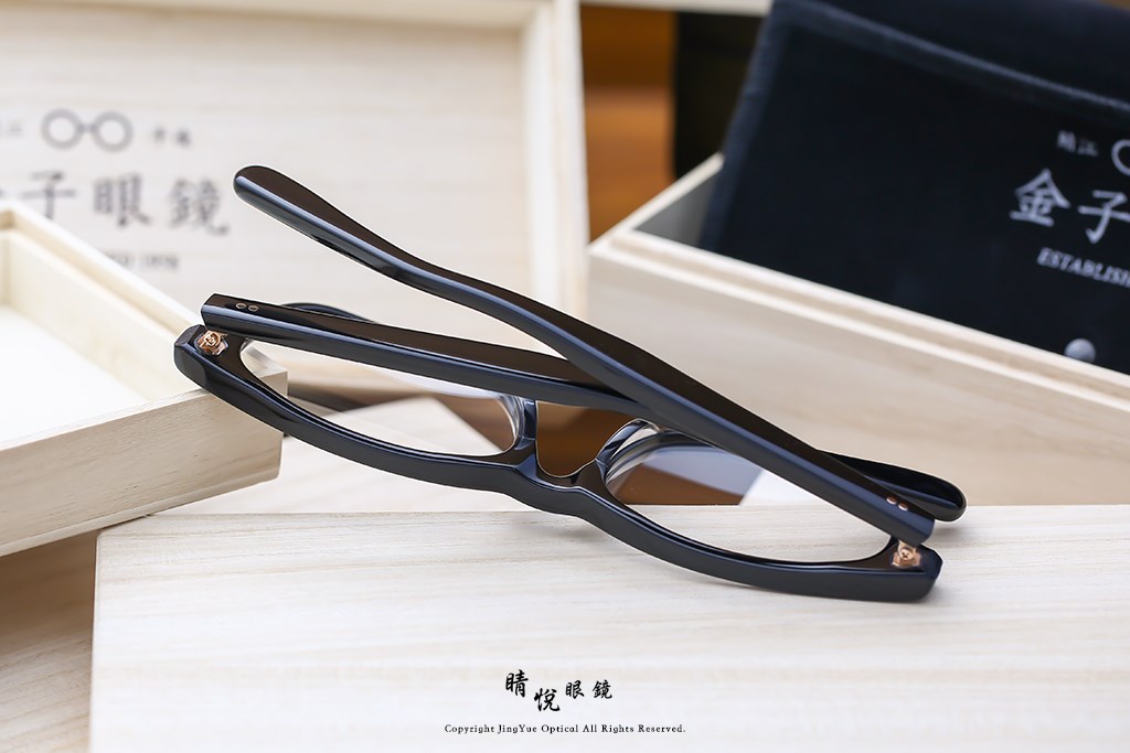 睛悦眼鏡,金子眼鏡,kaneko,手工眼鏡,日本手工眼鏡,賽璐珞,Celluloid,KC 81 BK