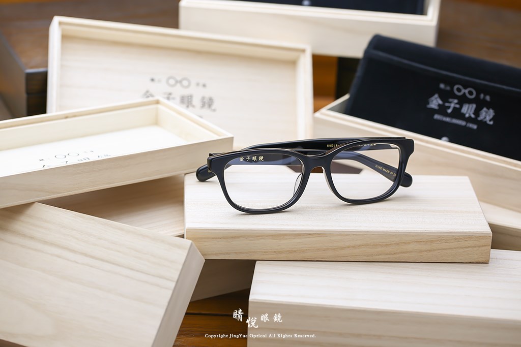 睛悦眼鏡,金子眼鏡,kaneko,手工眼鏡,日本手工眼鏡,賽璐珞,Celluloid,KC 81 BK