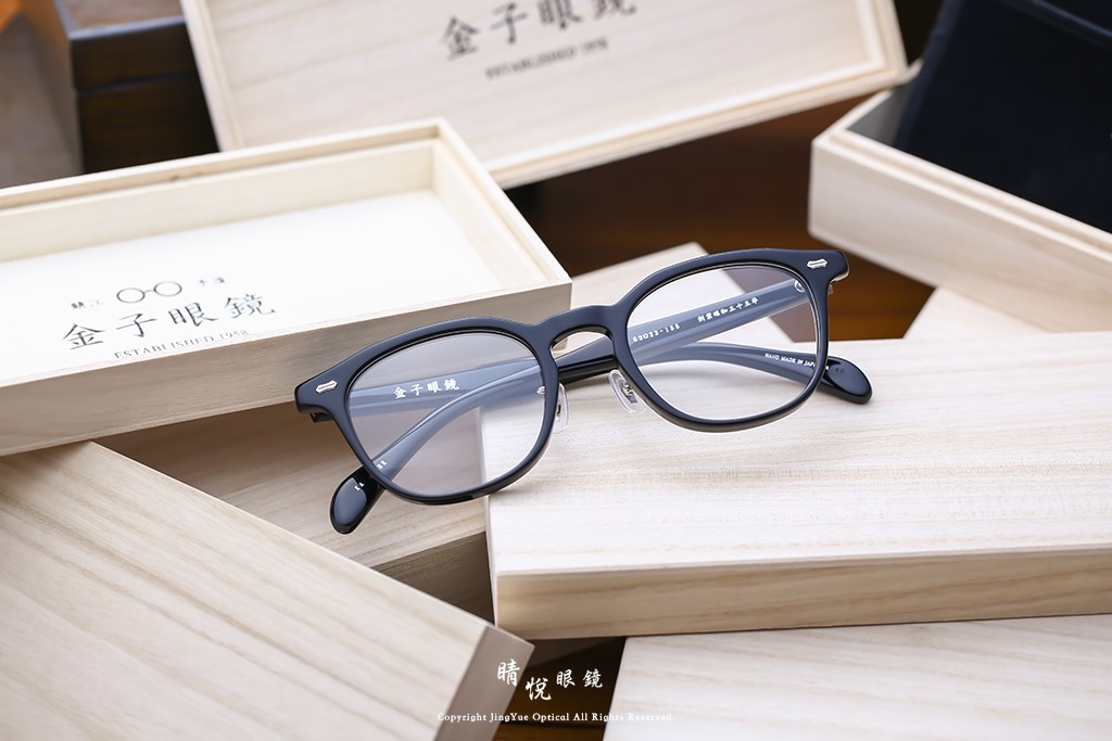 睛悦眼鏡,金子眼鏡,kaneko,手工眼鏡,日本手工眼鏡,賽璐珞,acetate,Celluloid,KA 56 BK