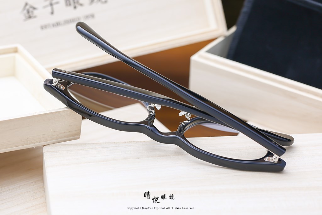 睛悦眼鏡,金子眼鏡,kaneko,手工眼鏡,日本手工眼鏡,賽璐珞,acetate,Celluloid,KA 56 BK