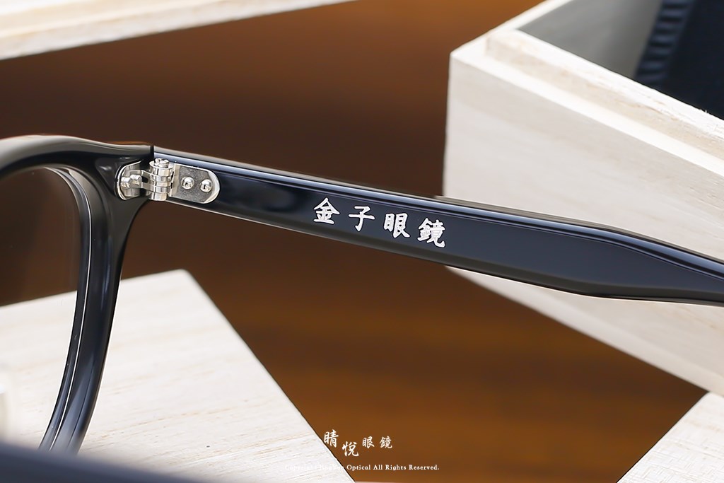睛悦眼鏡,金子眼鏡,kaneko,手工眼鏡,日本手工眼鏡,賽璐珞,acetate,Celluloid,KA 56 BK