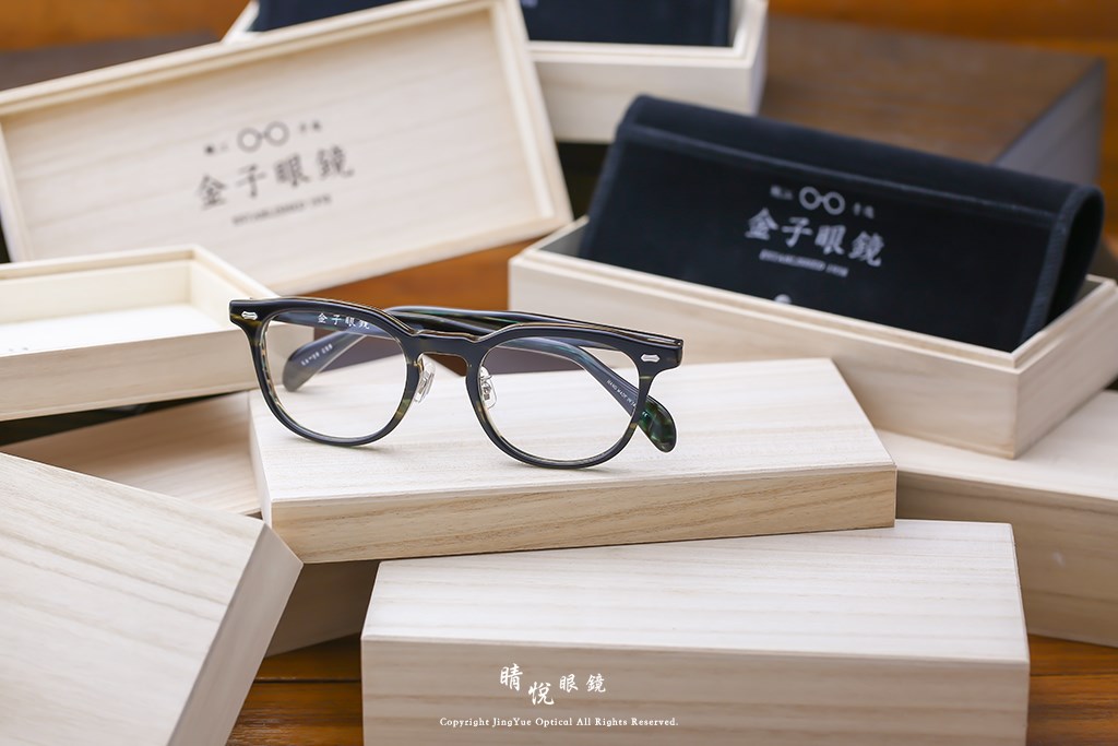 睛悦眼鏡,金子眼鏡,kaneko,手工眼鏡,日本手工眼鏡,賽璐珞,acetate,Celluloid,KA 56 GRS