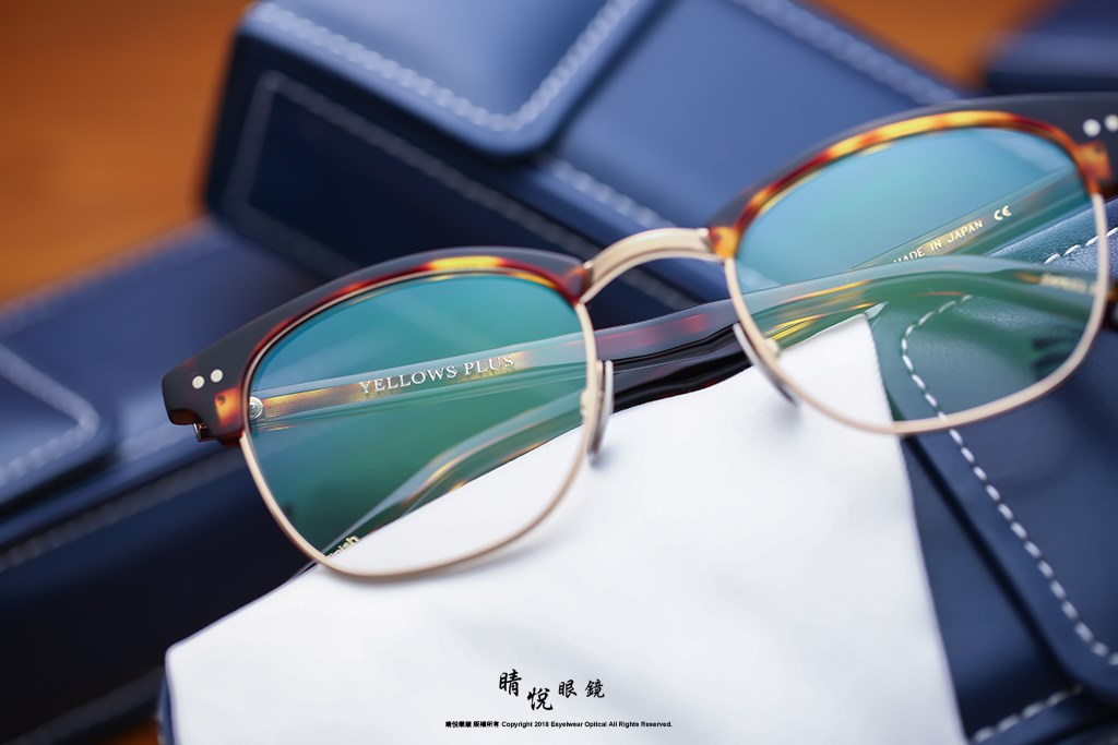睛悦眼鏡,YELLOWS PLUS,日本手工眼鏡,手工眼鏡,眼鏡,YP SAMUEL C407