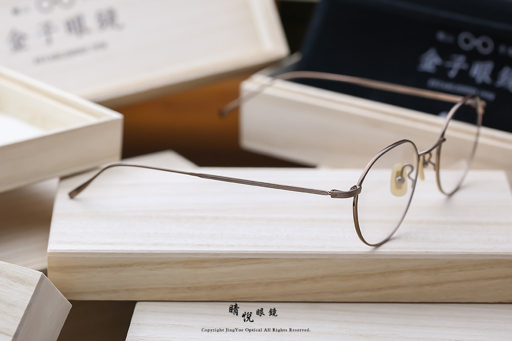 睛悦眼鏡,金子眼鏡,kaneko,手工眼鏡,日本手工眼鏡,KV81L IPBR
