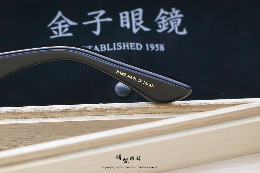 睛悦眼鏡,金子眼鏡,kaneko,手工眼鏡,日本手工眼鏡,賽璐珞,Celluloid,KC 60 BK