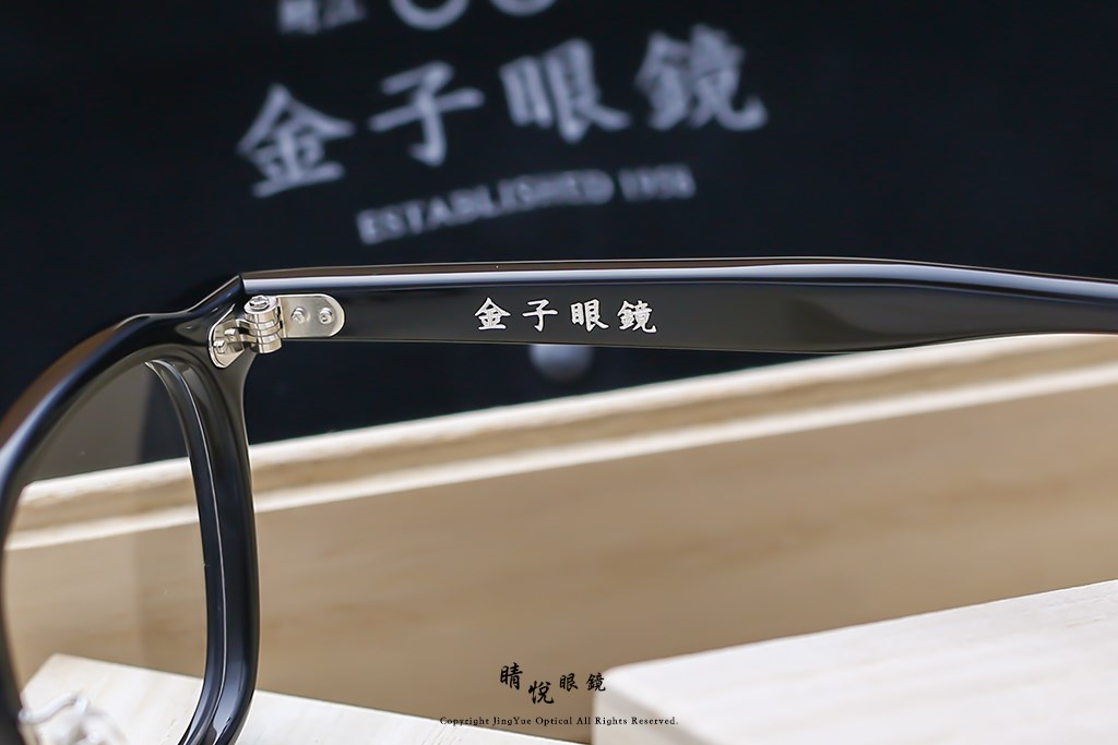 睛悦眼鏡,金子眼鏡,kaneko,手工眼鏡,日本手工眼鏡,賽璐珞,acetate,Celluloid,KA 90 BK