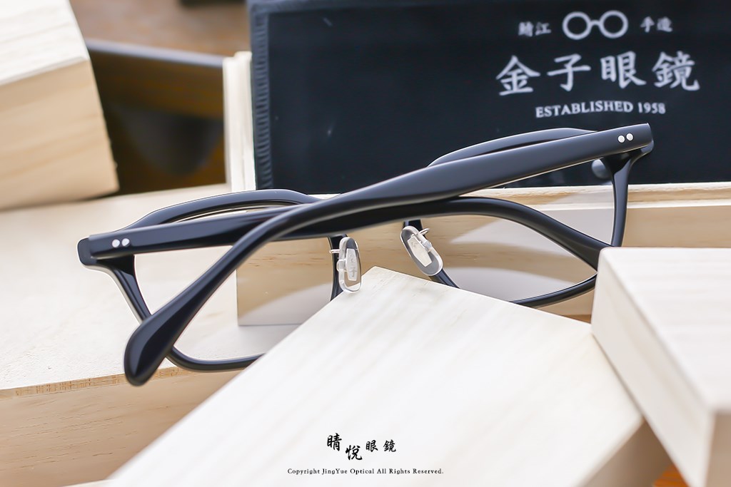 睛悦眼鏡,金子眼鏡,kaneko,手工眼鏡,日本手工眼鏡,賽璐珞,acetate,Celluloid,KA 90 BK