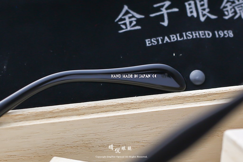 睛悦眼鏡,金子眼鏡,kaneko,手工眼鏡,日本手工眼鏡,賽璐珞,acetate,Celluloid,KA 90 BK