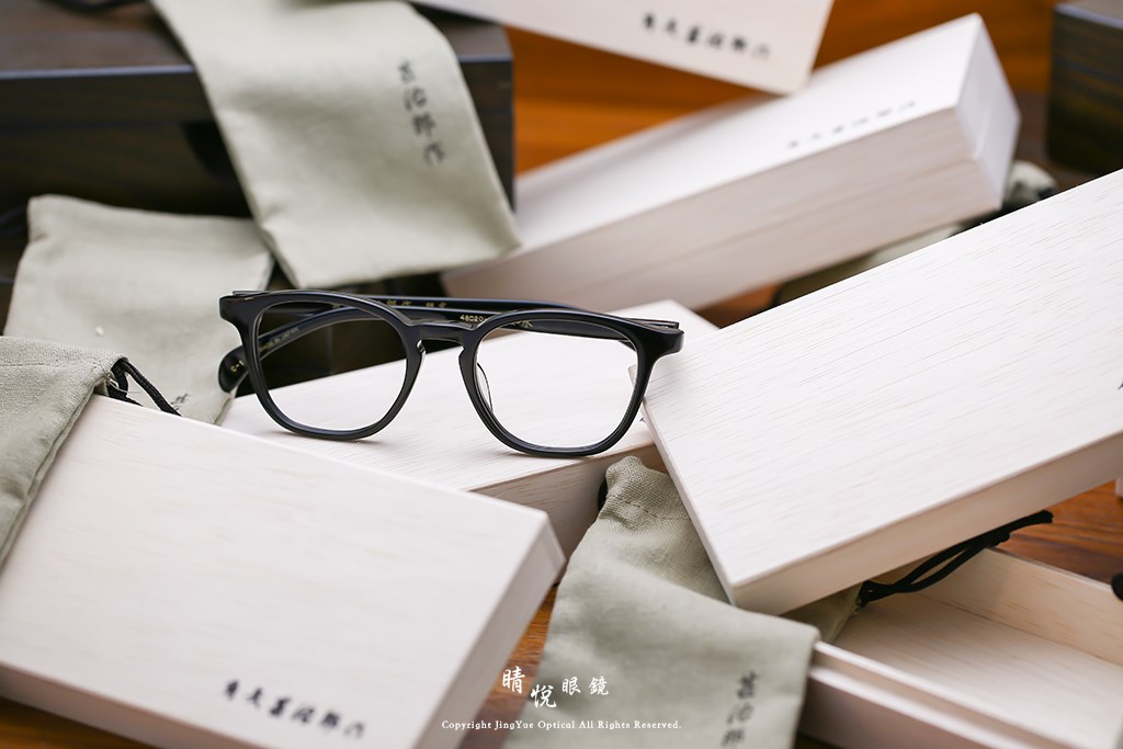 睛悦眼鏡,角矢甚治郎,手工眼鏡,日本手工眼鏡,賽璐珞,Celluloid,戰國限定,如水,C1