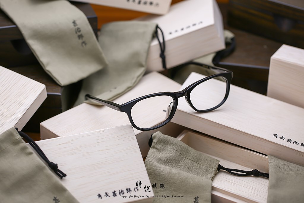 睛悦眼鏡,角矢甚治郎,手工眼鏡,日本手工眼鏡,賽璐珞,Celluloid,戰國限定,兼續,C1