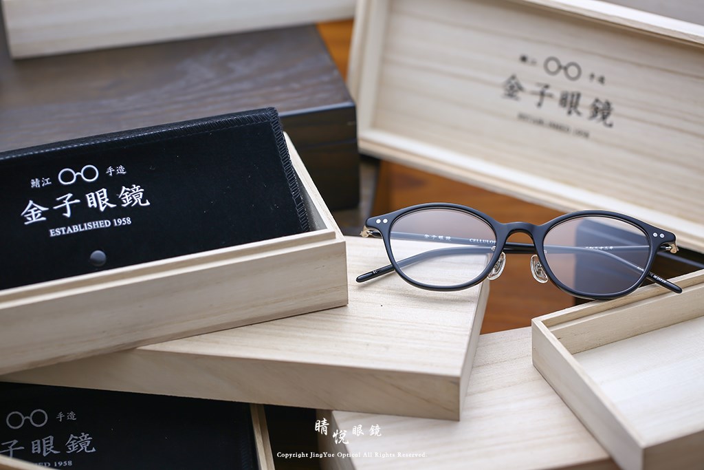 睛悦眼鏡,金子眼鏡,kaneko,手工眼鏡,日本手工眼鏡,賽璐珞,Celluloid,KC65,BK