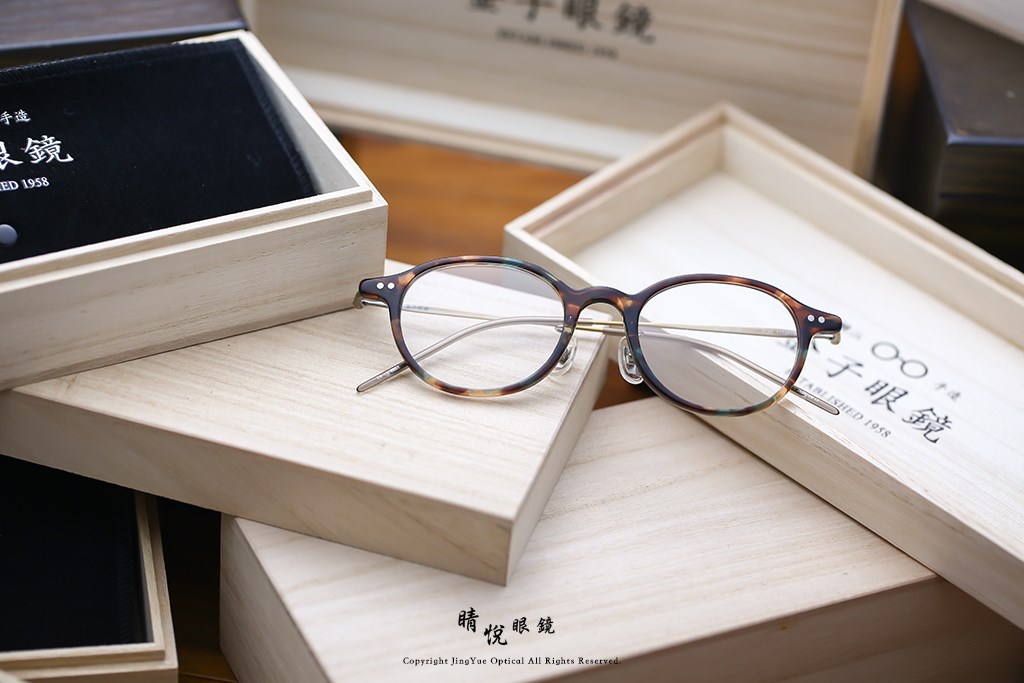 睛悦眼鏡,金子眼鏡,kaneko,手工眼鏡,日本手工眼鏡,KM43,BRGR	