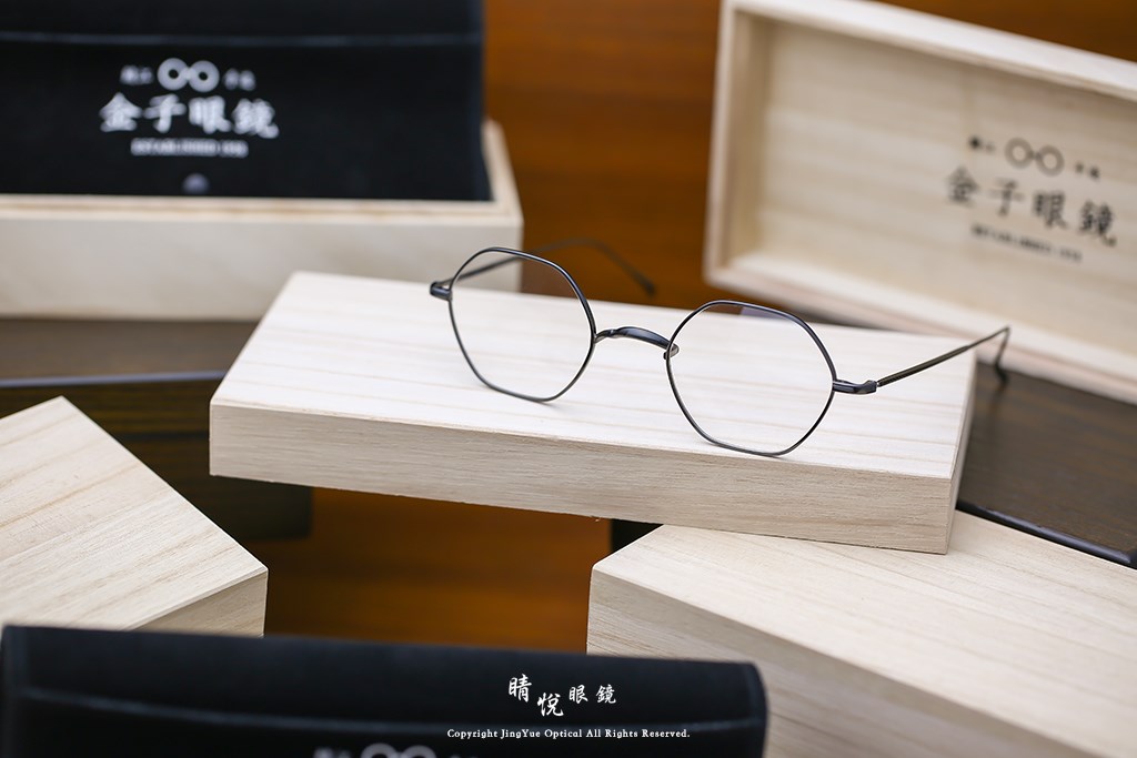 睛悦眼鏡,金子眼鏡,kaneko,手工眼鏡,日本手工眼鏡,KV103,IPBK