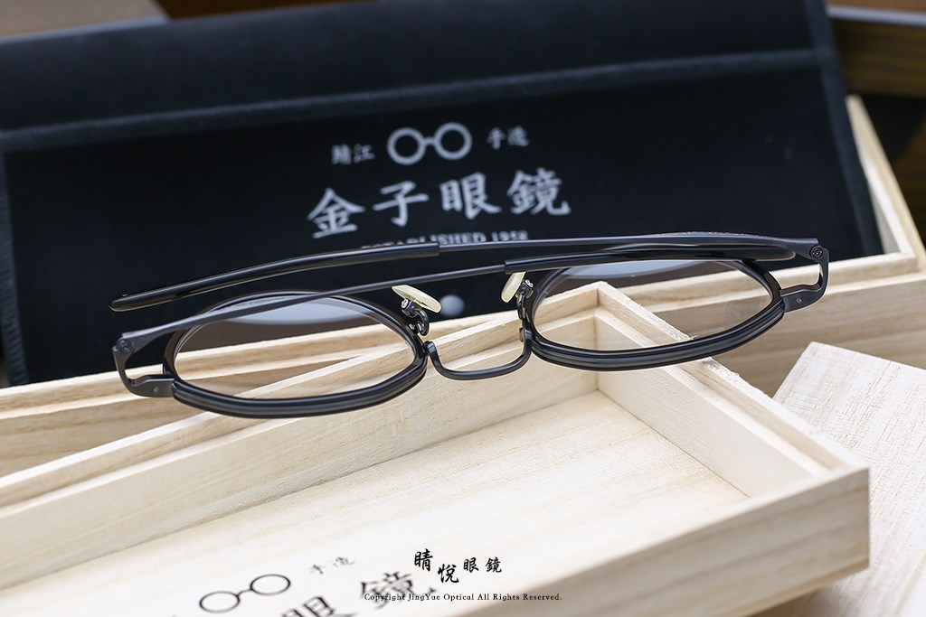 睛悦眼鏡,金子眼鏡,kaneko,手工眼鏡,日本手工眼鏡,KV129,BK