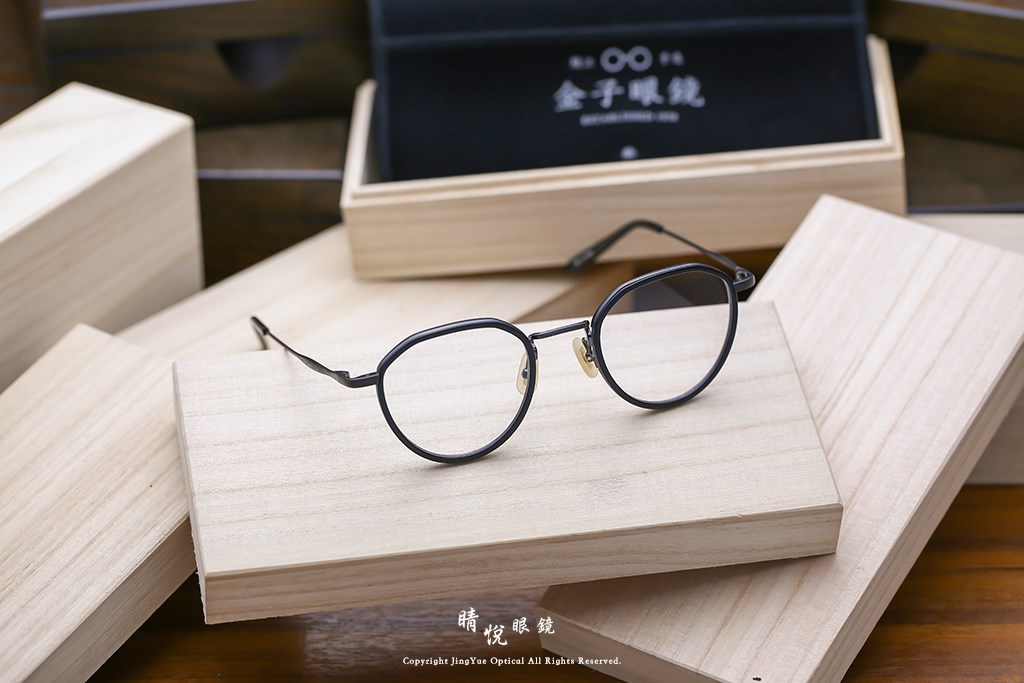 睛悦眼鏡,金子眼鏡,kaneko,手工眼鏡,日本手工眼鏡,KV129,BK