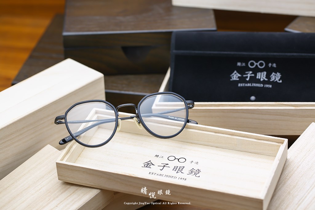 睛悦眼鏡,金子眼鏡,kaneko,手工眼鏡,日本手工眼鏡,KV129,BK