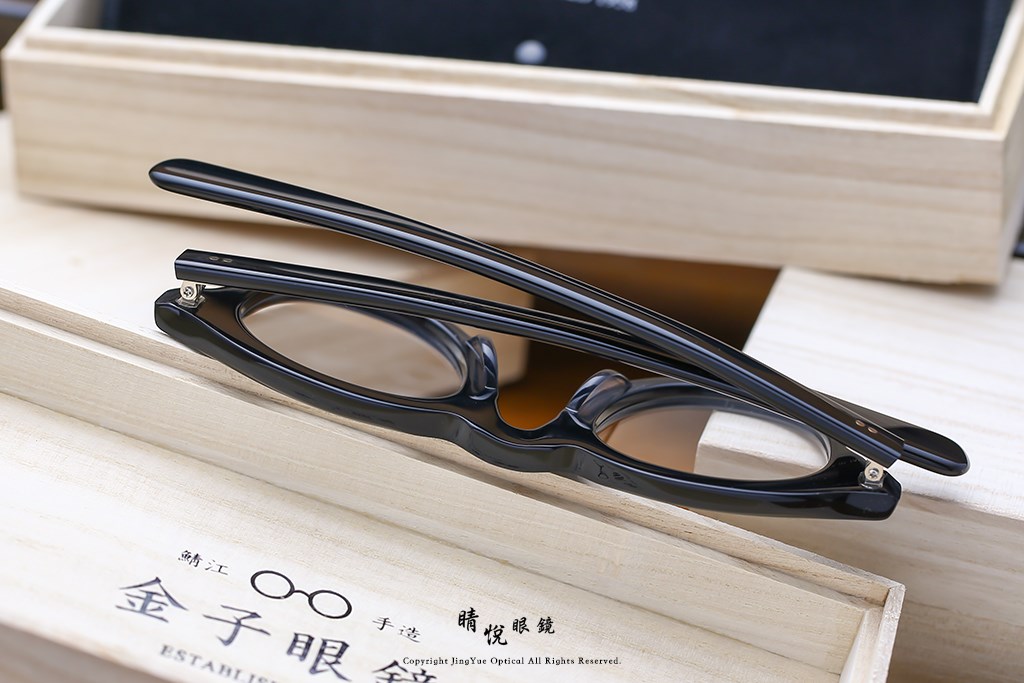 睛悦眼鏡,金子眼鏡,kaneko,手工眼鏡,日本手工眼鏡,醋酸纖維,板料,ACETATE,KA46,BK
