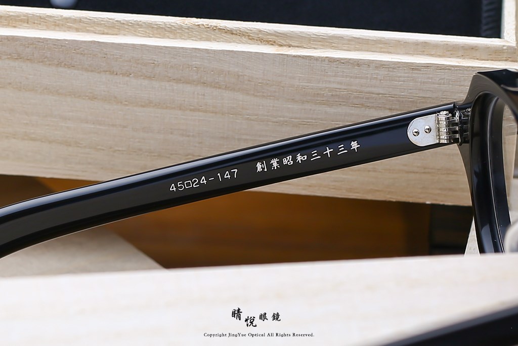 睛悦眼鏡,金子眼鏡,kaneko,手工眼鏡,日本手工眼鏡,醋酸纖維,板料,ACETATE,KA47,BK