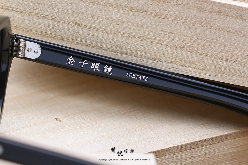 睛悦眼鏡,金子眼鏡,kaneko,手工眼鏡,日本手工眼鏡,醋酸纖維,板料,ACETATE,KA47,BK