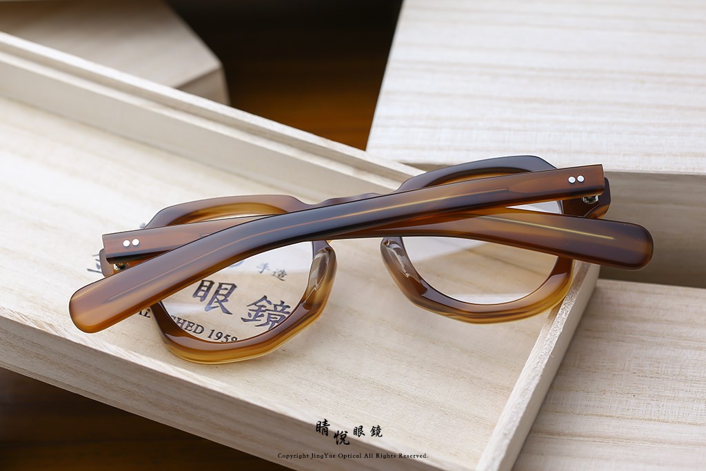 睛悦眼鏡,金子眼鏡,kaneko,手工眼鏡,日本手工眼鏡,醋酸纖維,板料,ACETATE,KA47,BRS