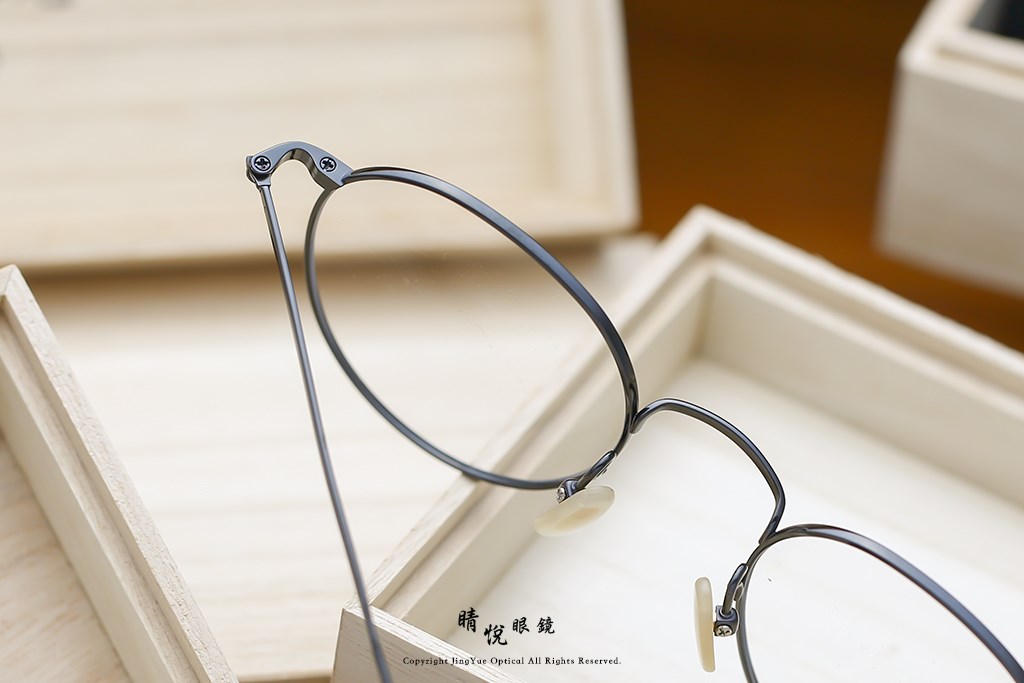 睛悦眼鏡,金子眼鏡,kaneko,手工眼鏡,日本手工眼鏡,KV81L,IPBK	
