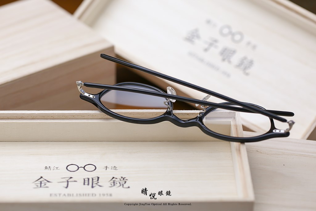 睛悦眼鏡,金子眼鏡,kaneko,手工眼鏡,日本手工眼鏡,賽璐珞,Celluloid,KC30,BK