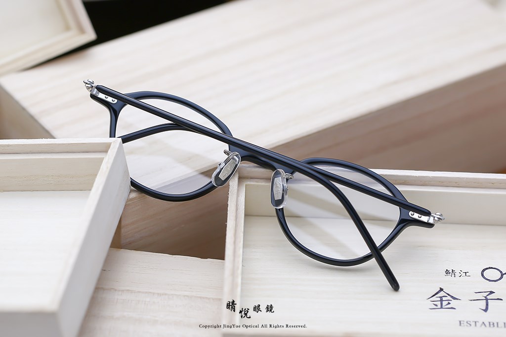 睛悦眼鏡,金子眼鏡,kaneko,手工眼鏡,日本手工眼鏡,賽璐珞,Celluloid,KC30,BK
