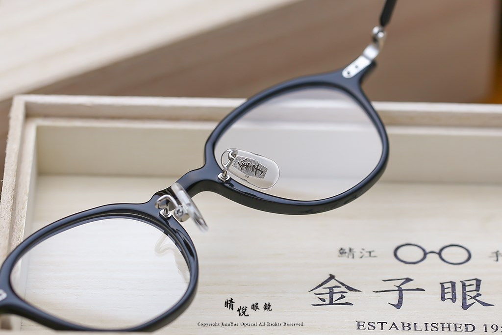 睛悦眼鏡,金子眼鏡,kaneko,手工眼鏡,日本手工眼鏡,賽璐珞,Celluloid,KC30,BK