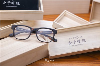 職人工藝 完美呈現 金子眼鏡 賽璐珞系列 KC PT BLS 69477