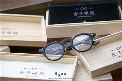 職人工藝 完美呈現 金子眼鏡 賽璐珞系列 KC HT BLS 87570