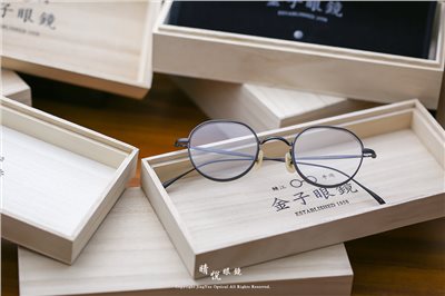 職人工藝 完美呈現 金子眼鏡 KM 系列 KM OAO IPBK 86409