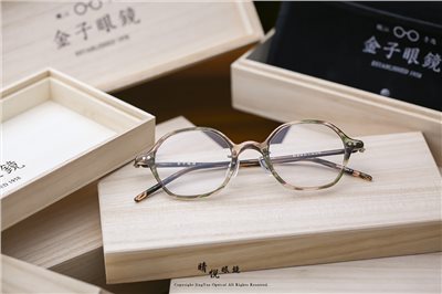 職人工藝 完美呈現 金子眼鏡 KC 賽璐珞系列 KC CU BRGR 91158