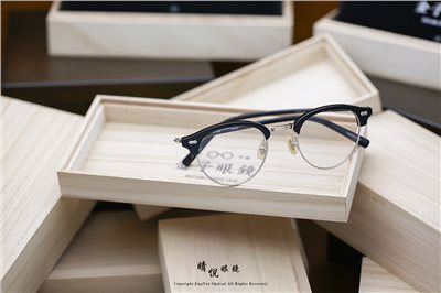 職人工藝 完美呈現 金子眼鏡 KV 系列 KV OOX BK 84393