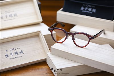 職人工藝 完美呈現 金子眼鏡 KC 賽璐珞系列 KC XX BRS 86043