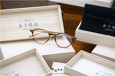 睛悦眼鏡職人工藝完美呈現金子眼鏡KC 賽璐珞系列KC XA YLS 85575