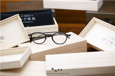 職人工藝 完美呈現 金子眼鏡 KC 賽璐珞系列 KC TU BK 86400